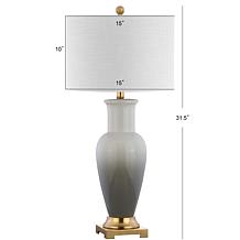 Dip Dye 31.5" Ceramic LED Table Lamp by JONATHAN Y
