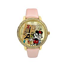 Disney Mickey & Minnie Special Edition Travel Watch with Suitcase Box