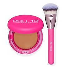 Doll 10 Peptide Bounce Balm Foundation with Brush