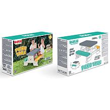 Dolu: Picnic Table for 4 - Indoor/Outdoor, 30.3 x 28 x 17"