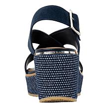 Donald Pliner Alanee Leather/Suede Wedge Sandal