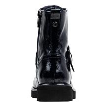 Donald Pliner Lowla Lace-Up Combat Boot with Zipper