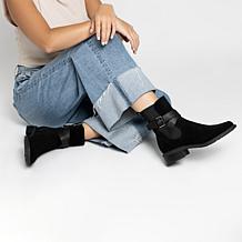 Donald Pliner Mathilda Suede Moto Bootie