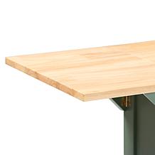 Dorthy Two-tone Wood Kitchen Storage Cart