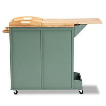 Dorthy Two-tone Wood Kitchen Storage Cart
