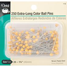Dritz Extra Long Color Ball Pins - Size 28 250-pack