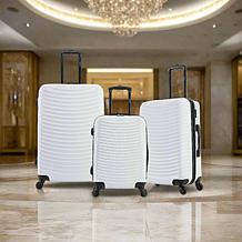 DUKAP Adly 3-Piece Lightweight Hardside Spinner Luggage Set