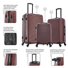 DUKAP Adly 3pc. Lightweight Hardside Spinner Set