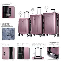 DUKAP Crypto Lightweight Hardside 3-piece Set