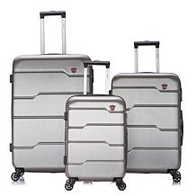 DUKAP Impact-Resistant Expandable Spinner Luggage
