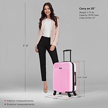 DUKAP Inception 20" Lightweight Hardside Carry-On Spinner Suitcase