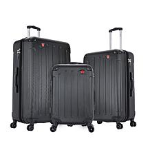 DUKAP Intely Smart 3-Piece Hardside Spinner Luggage Set with TSA Lock