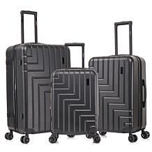 DUKAP Zahav 3-Piece Lightweight Hardside Spinner Luggage Set