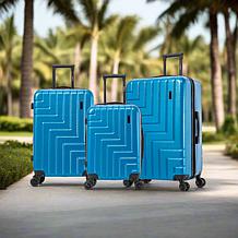 DUKAP Zahav 3-Piece Lightweight Hardside Spinner Luggage Set