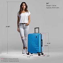 DUKAP Zahav Lightweight Hardside 24" Spinner Luggage