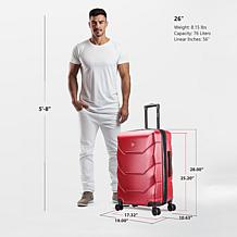 DUKAP Zonix 26" Lightweight Hardside Spinner Suitcase