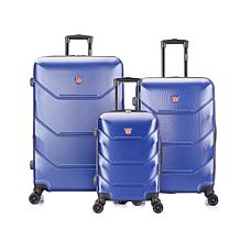 DUKAP Zonix 3-Piece Hardside Expandable Spinner Luggage Set