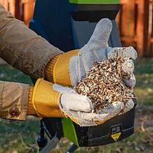 Earthwise 15-Amp Electric Corded Chipper Shredder with Collection Bag
