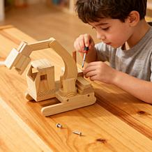 Easy Playhouse 3PC Wood Building Toy Kit
