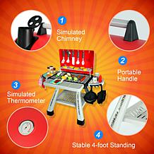 Easy Playhouse: BBQ Grill Toy Playset, Food & Cooking Accessories