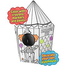 Easy Playhouse Carnival Tent Kids DIY Art and Crafts Activity
