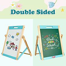 Easy Playhouse Wooden Tabletop Easel for Kids