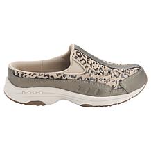 easy spirit Traveltime Leopard-Print Slip-On Clog