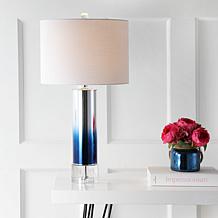 Edward 27" Glass and Crystal LED Table Lamp by JONATHAN Y