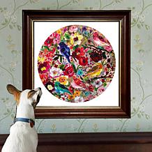 eeBoo Birds and Blossoms 500-Piece Round Puzzle
