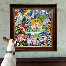 eeBoo Piece & Love Cottage at Dusk 1000 Piece Puzzle