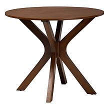Eira 5-Piece Wood Dining Set with Plush Upholstered Chairs