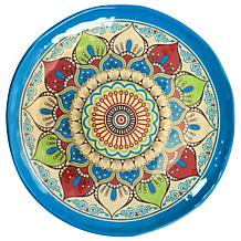 Elama Camilla 12-Piece Melamine Dinnerware Set