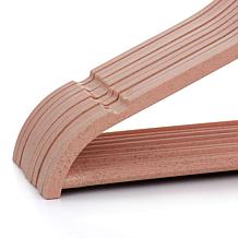 Elama Home 20-Piece Biodegradable Coat Hangers in Pink