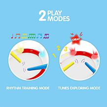 Electronic Drum Musical Instrument Toy with Lights and Guided Play