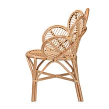 Eliava Bohemian Natural Rattan Accent Chair 29.5"W x 35.8"H