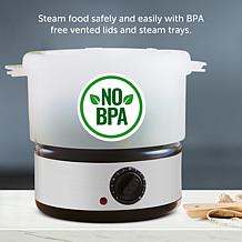 Elite Cuisine 2.4L Electric Food Steamer