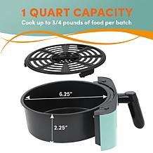 Elite Gourmet 1-Qt Air Fryer - Blue