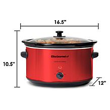Elite Gourmet 8.5Qt. Stainless Steel Slow Cooker