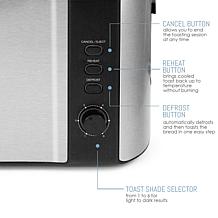 Elite Platinum Stainless Steel 4-Slice Long Slot Toaster