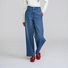 Elle Get the Look Barrel Leg Denim