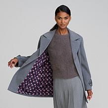Elle Get the Look Melton Peacoat
