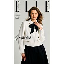 Elle Get the Look Sash Bow Tweed Jacket