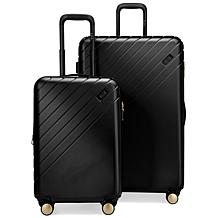 ELLE Louvre 2 Piece Expandable Polycarbonate Spinner Luggage Set