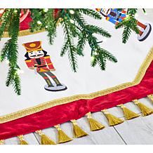 Emryn House Embroidered Heritage Tree Skirt 