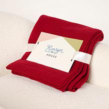 Emryn House Holiday Knit Throw