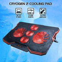 ENHANCE Cryogen Gaming Laptop Cooling Pad - Fits 17" Computer and PS4