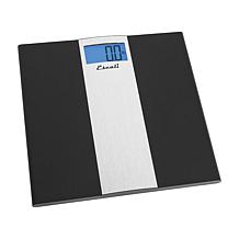 Escali E184 Square Clear Glass Bathroom Scale - 9755654