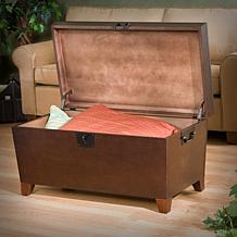 Espresso Pyramid Trunk Cocktail Table