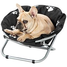 Etna Folding Pet Cot Chair with Water-Resistant Cushion