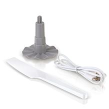 Euro Cuisine Cordless Chopper with Scale and Two Glass Bowls